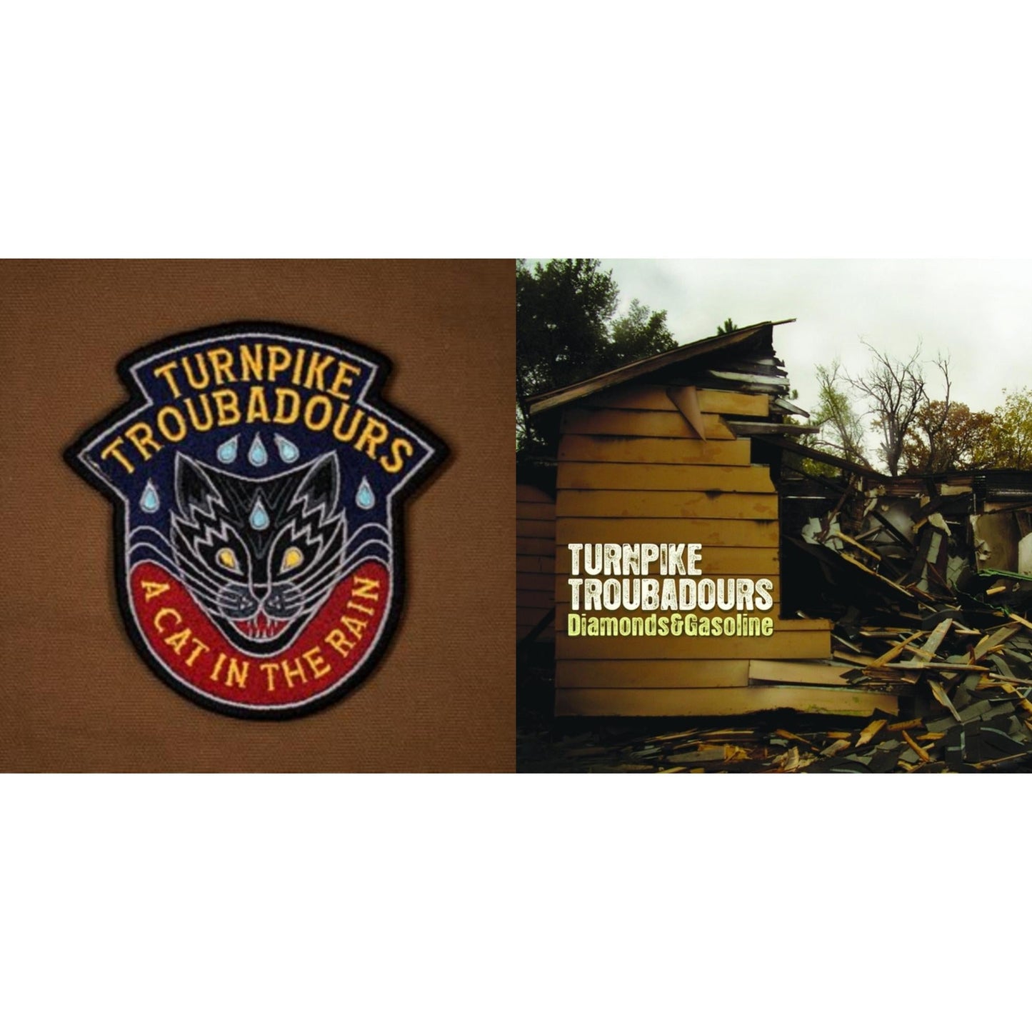 Turnpike Troubadours - Cat In The Rain & Diamonds & Gasoline - LP Vinyl Bundle