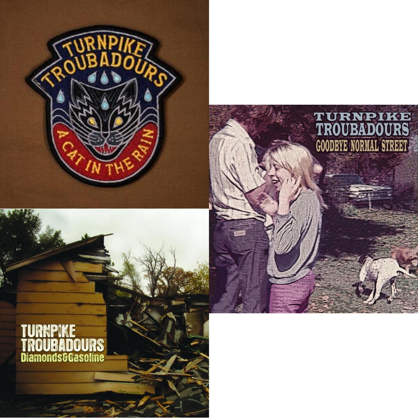 Turnpike Troubadours - Cat In The Rain & Diamonds & Gasoline & Goodbye Normal Street - LP Vinyl Bundle