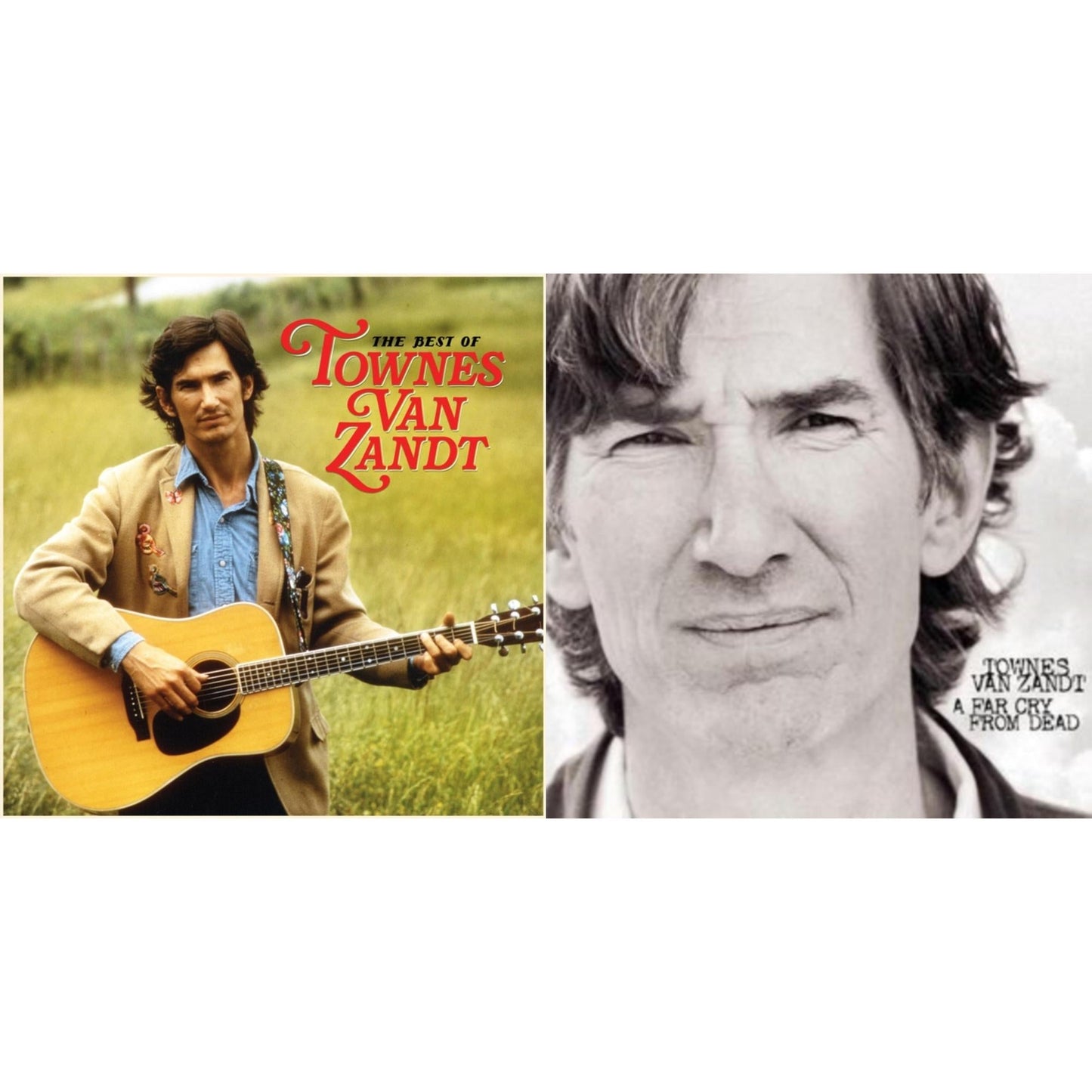 Townes Van Zandt - Best Of Townes Van Zandt & Far Cry From Dead - LP Vinyl Bundle