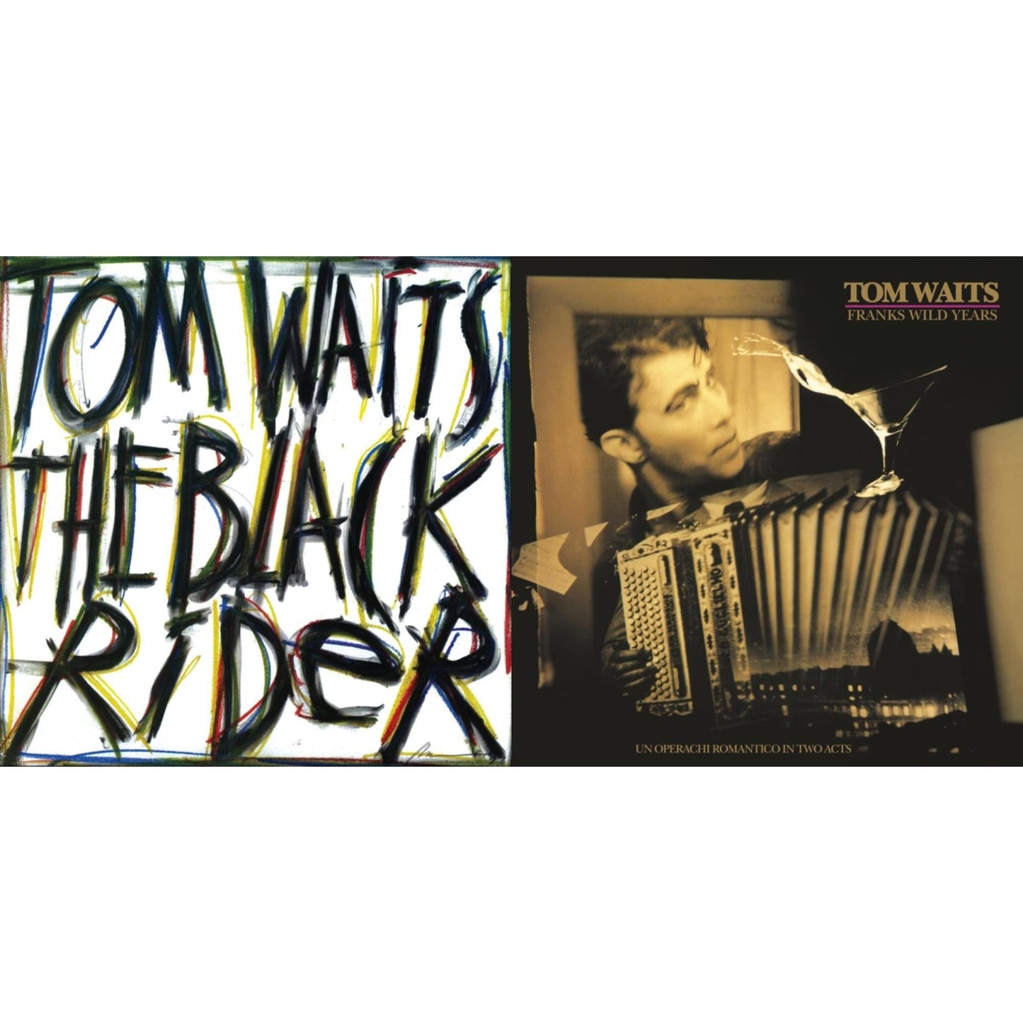 Tom Waits - Black Rider (Remaster) & Frank's Wild Years (Remaster) - LP Vinyl Bundle