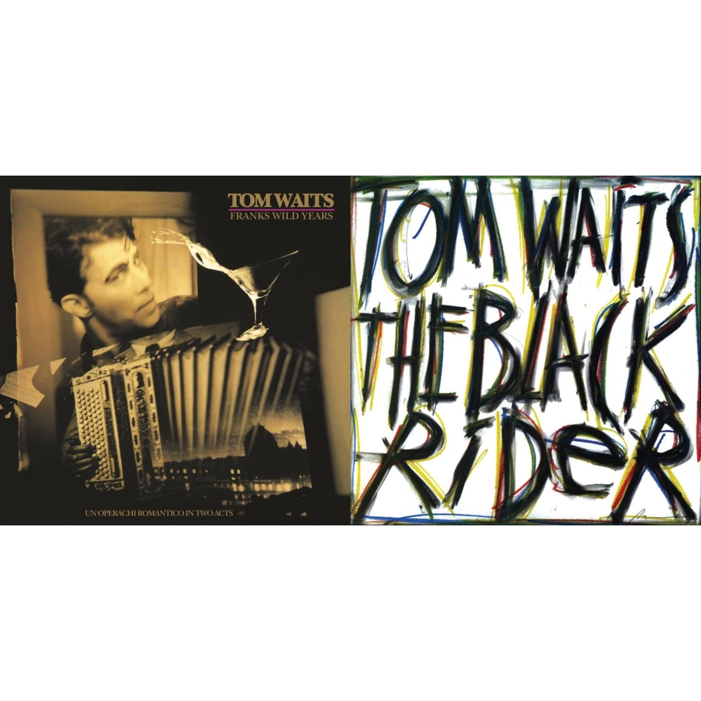 Tom Waits - Frank's Wild Years (Remaster) & Black Rider (Remaster) - LP Vinyl Bundle