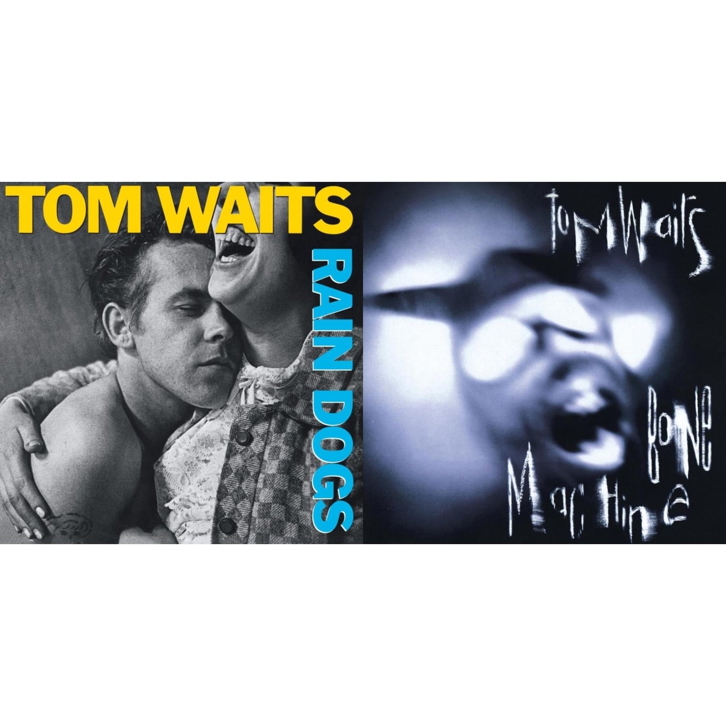 Tom Waits - Bone Machine (Remaster) & Rain Dogs (Remaster) - LP Vinyl Bundle