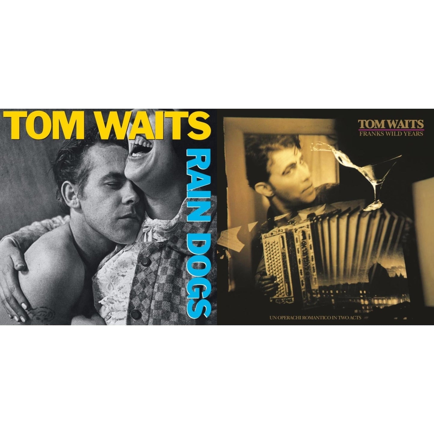 Tom Waits - Frank's Wild Years (Remaster) & Rain Dogs (Remaster) - LP Vinyl Bundle