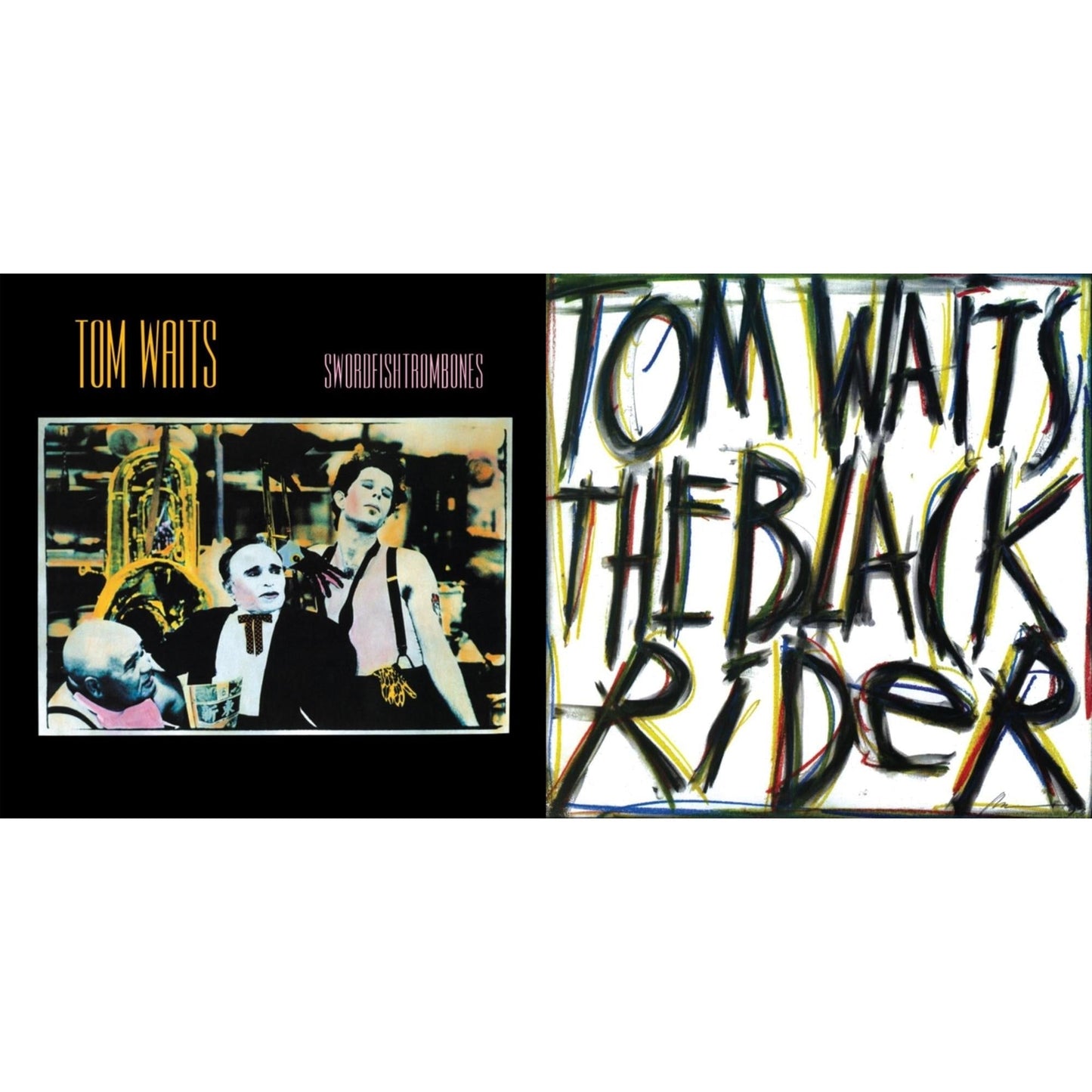 Tom Waits - Swordfishtrombones (Remaster) & Black Rider (Remaster) - LP Vinyl Bundle