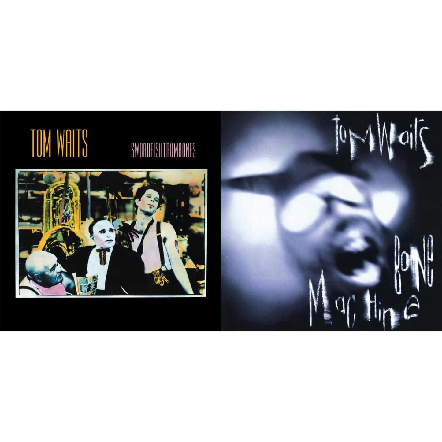 Tom Waits - Swordfishtrombones (Remaster) & Bone Machine (Remaster) - LP Vinyl Bundle