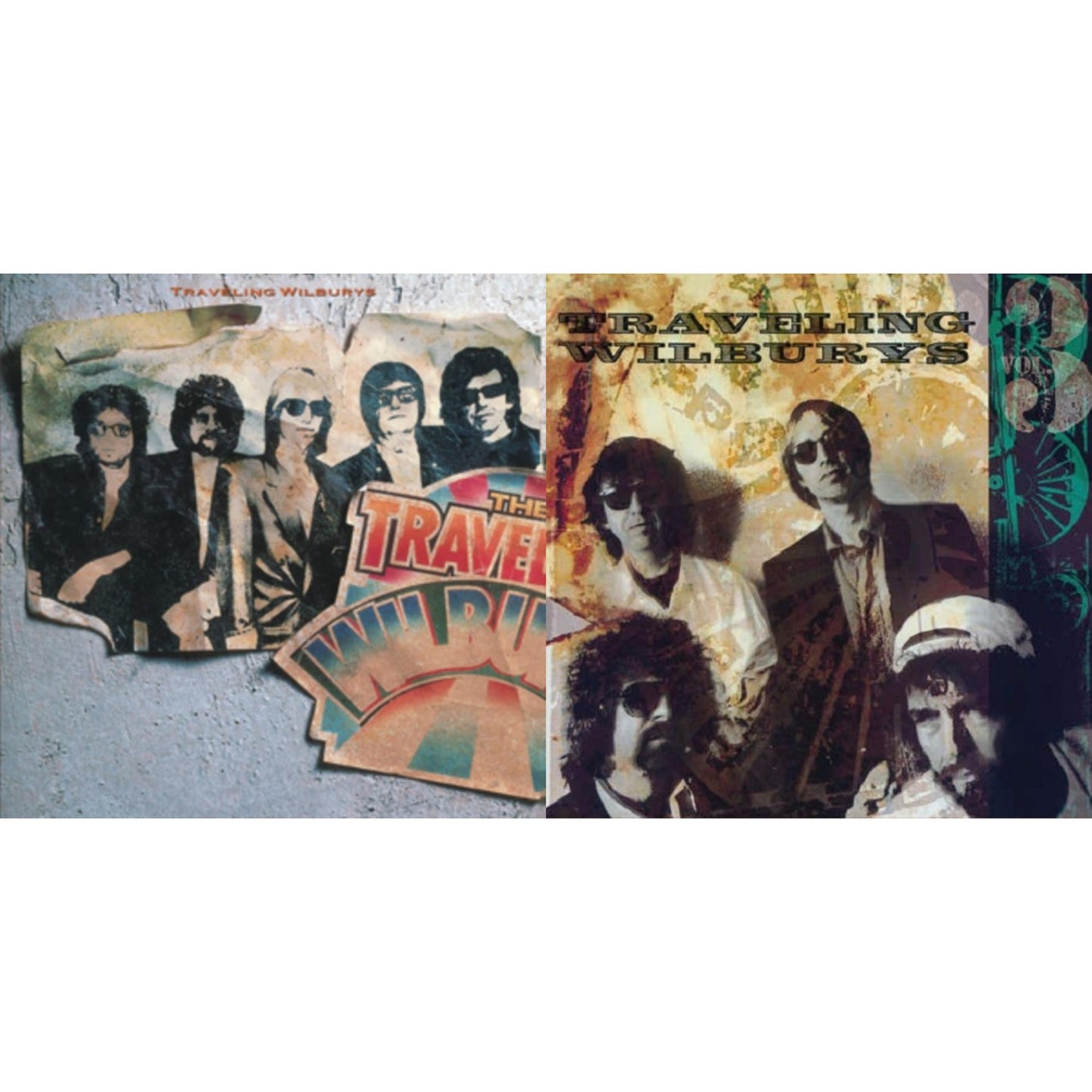 Traveling Wilburys - Traveling Wilburys Vol. 1 & Traveling Wilburys Vol. 3 - LP Vinyl Bundle
