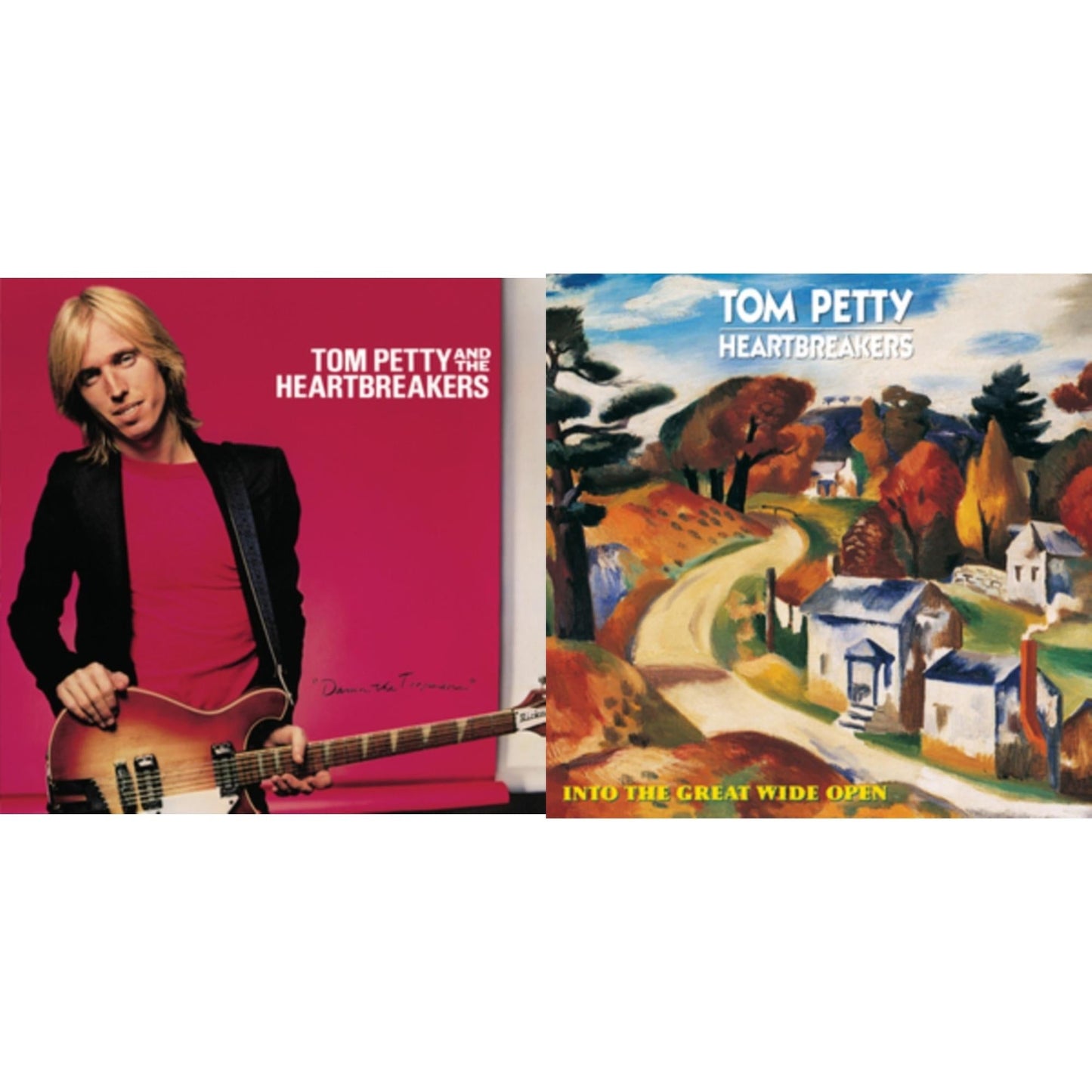 Tom & The Heartbreakers Petty - Damn The Torpedoes (180G) & Into The Great Wide Open (180G) - LP Vinyl Bundle