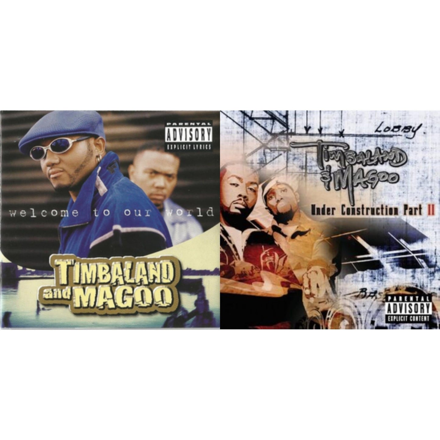 Timbaland & Magoo - Welcome To Our World & Under Construction Ii - LP Vinyl Bundle
