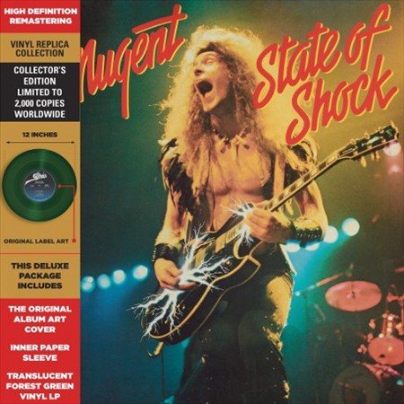 Ted Nugent STATE OF SHOCK Vinyl Record
