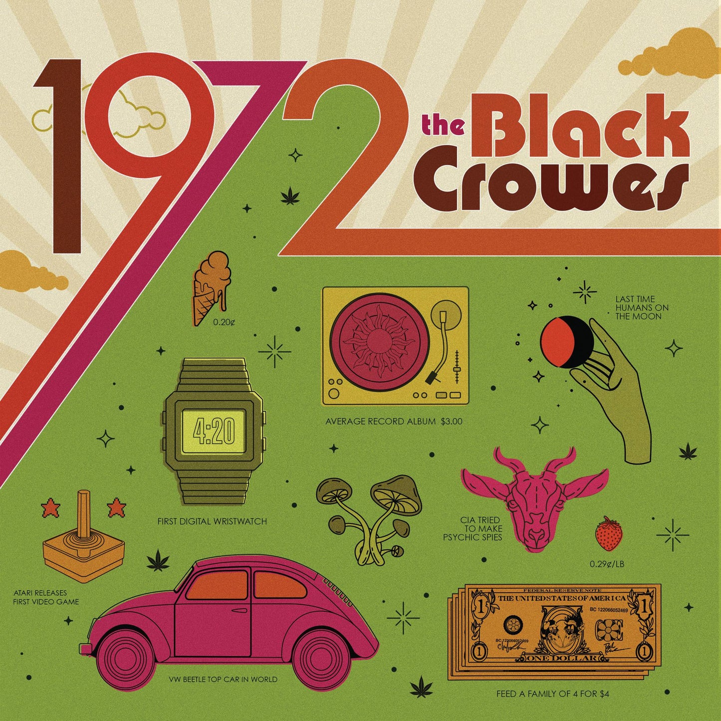 The Black Crowes - 1972 Vinyl Record