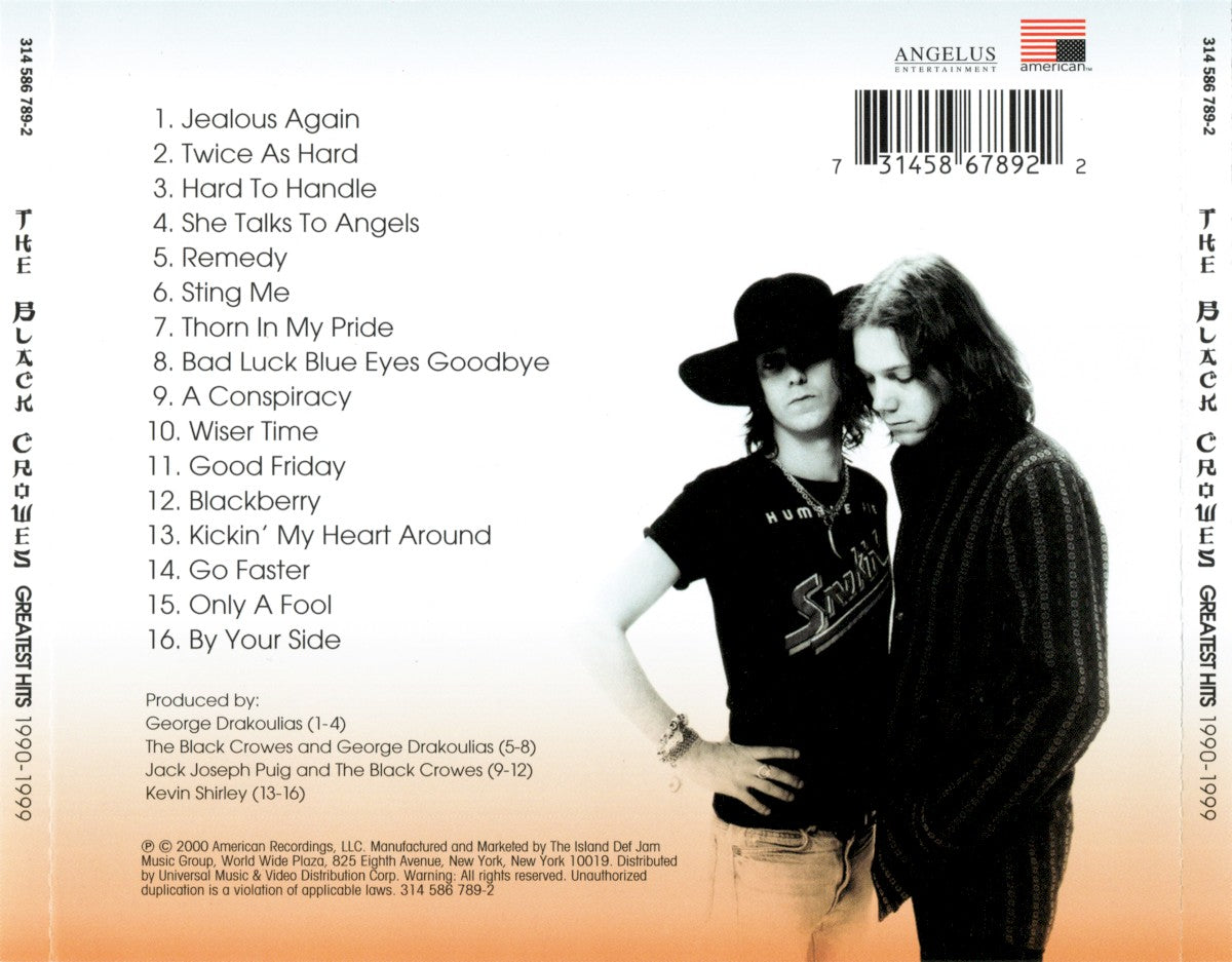 The Black Crowes – Greatest Hits 1990-1999: A Tribute To A Work In Progress Music CD