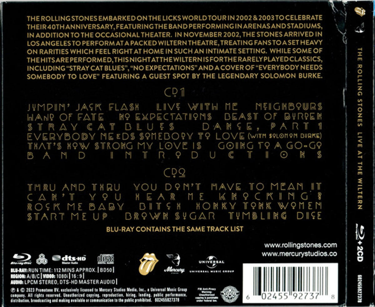 The Rolling Stones – Live At The Wiltern (2-CD & Blu-ray)