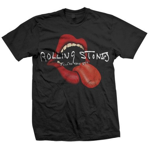 The Rolling Stones Men'S Rolling Stones Open Mouth & Tongue T-Shirt,Black,Small Mens T Shirt Officially Licensed