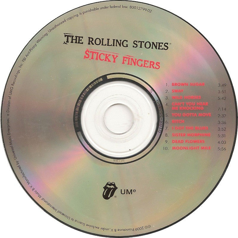 The Rolling Stones – Sticky Fingers Music CD