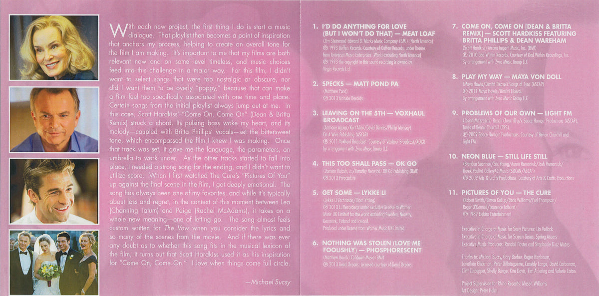The Vow - Music From The Motion Picture Music CD