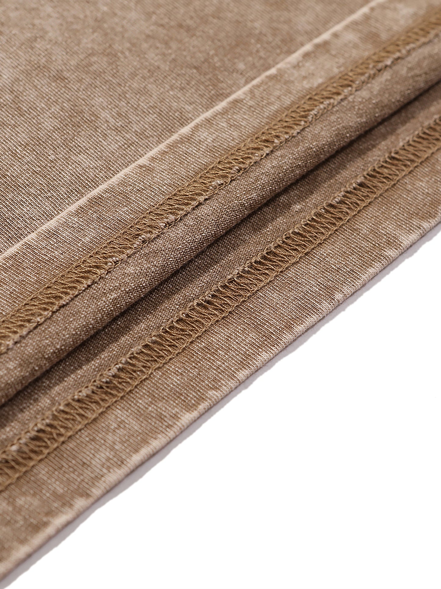 The Boondocks - Huey Khaled Acid Wash Oversize Tan Mens T Shirt