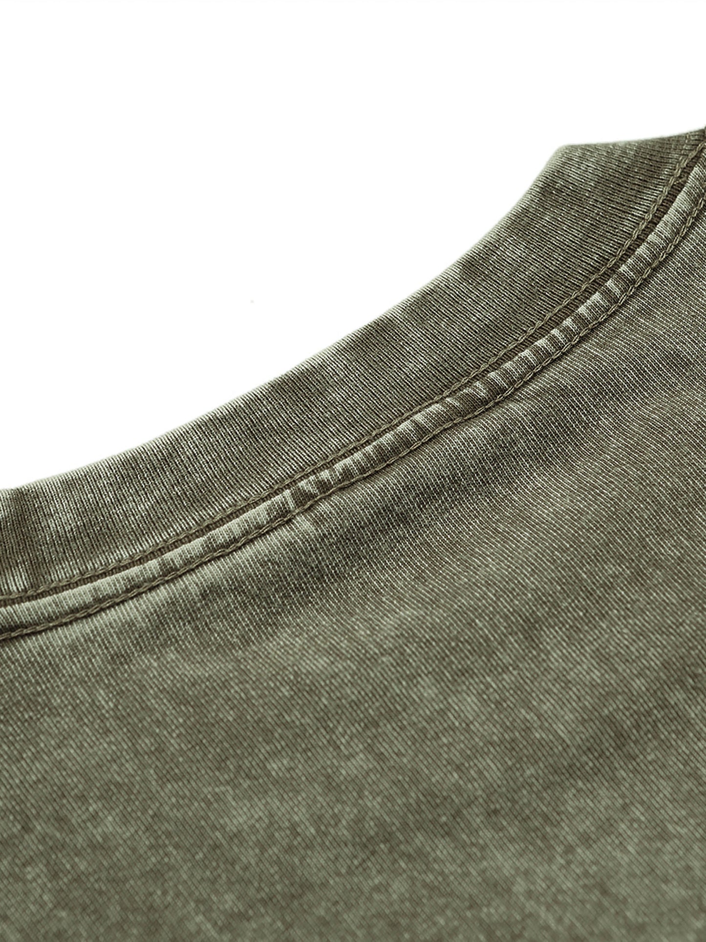 The Boondocks - Huey Khaled Acid Wash Oversize Olive Mens T Shirt