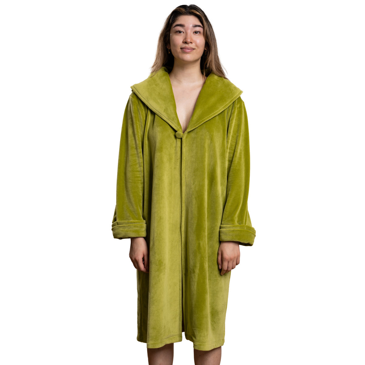 The Dude and Maude Robe Cosplay Full Length Long Olive Green Robe