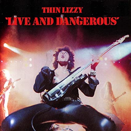 Thin Lizzy Live And Dangerous 180 Gram Vinyl, Clear Vinyl, Red, Audiophile, Limited Edition 2 Lp's Vinyl Record