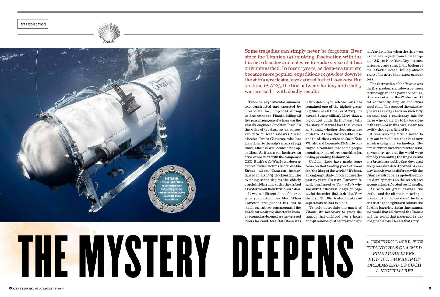 Titanic - The Truth About The Tragedy: Tour The Ship, The Captain's Fatal Errors, Survivor Stories, Plus OceanGate's Titan Submersible Crossing The Line Between Fantasy & Reality With Deadly Results