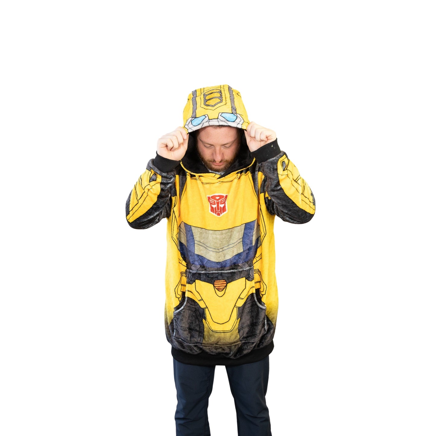 Hasbro | Transformers Bumble Bee Snugible 2-in-1 Blanket Hoodie & Pillow
