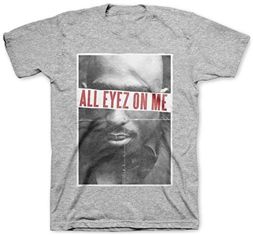 Tupac Tupac- All Eyez On Me T-Shirt Size L Mens T Shirt Officially Licensed