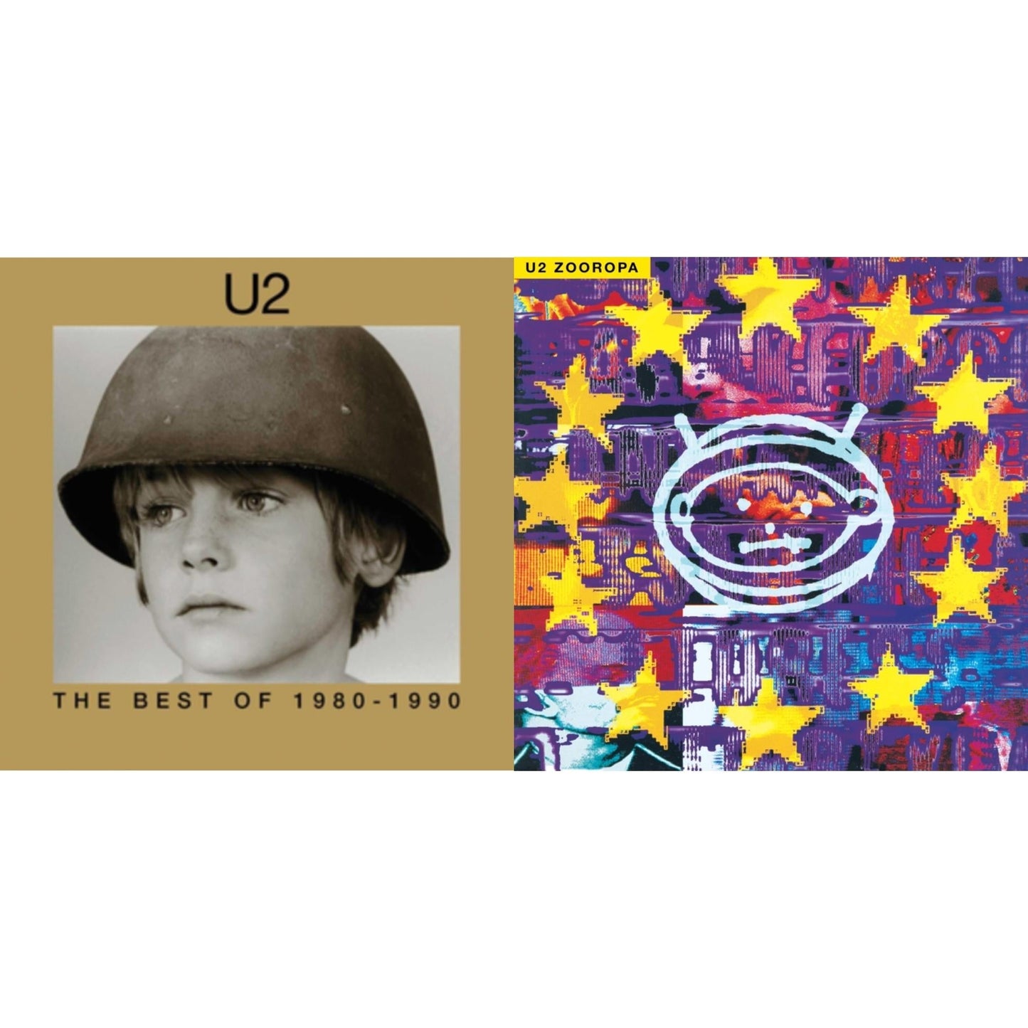 U2 - Zooropa (Transparent Yellow/2LP) & Best Of 1980-1990 (180G/2 LP)