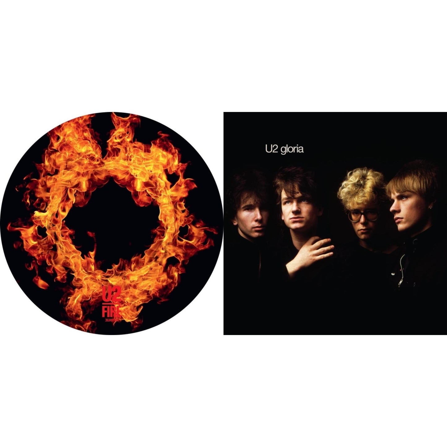 U2 - Fire (40Th Anniversary Edition/Picture Disc) & Gloria (40Th Anniversary/180G/Transparent Yellow LP Vinyl)