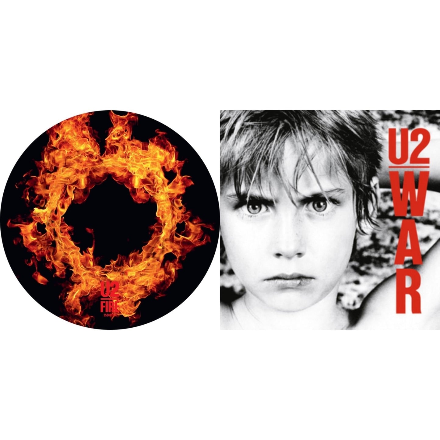 U2 - Fire (40Th Anniversary Edition/Picture Disc) & War - LP Vinyl Bundle