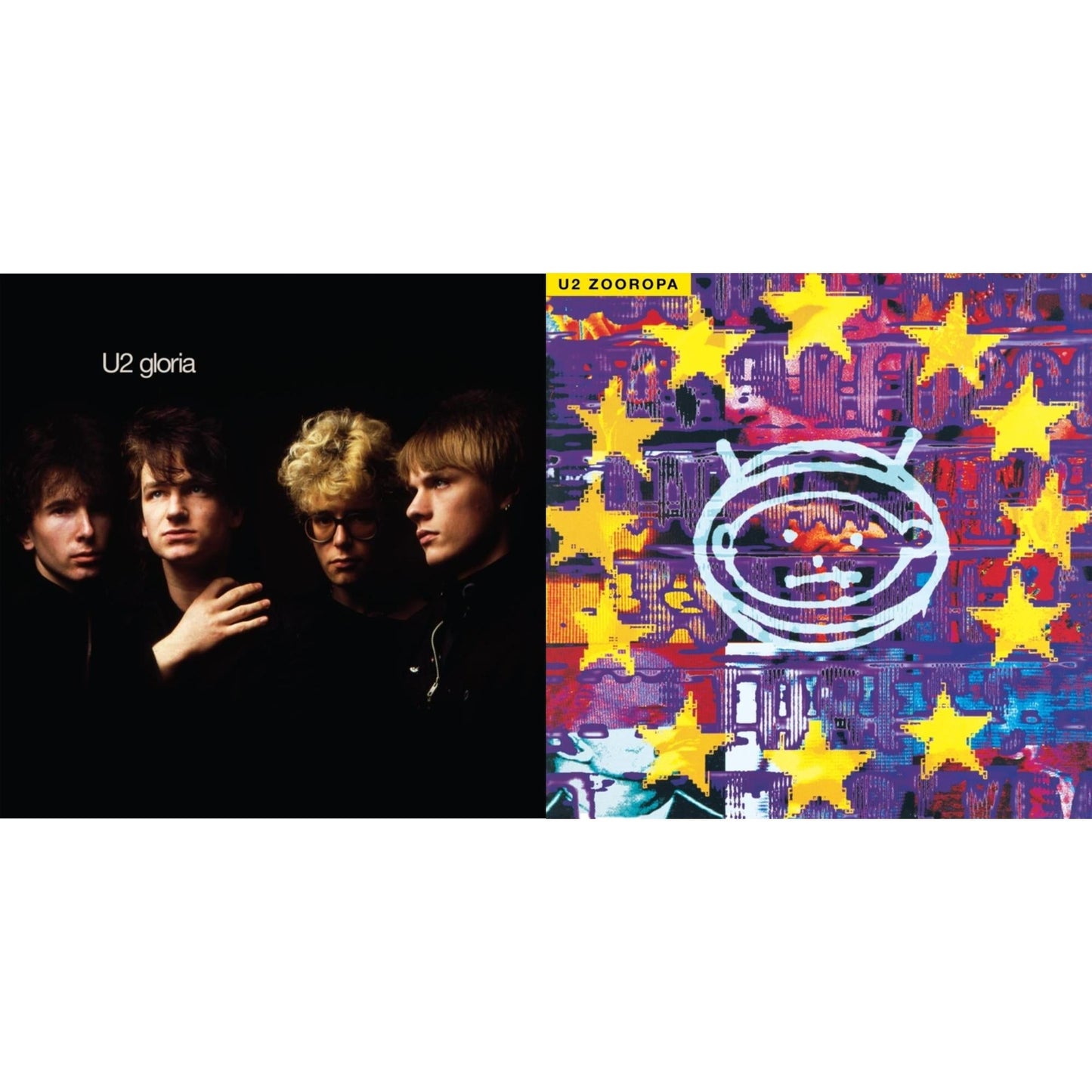 U2 - Gloria (40Th Anniversary/180G/Transparent Yellow LP Vinyl) & Zooropa (Transparent Yellow/2LP)