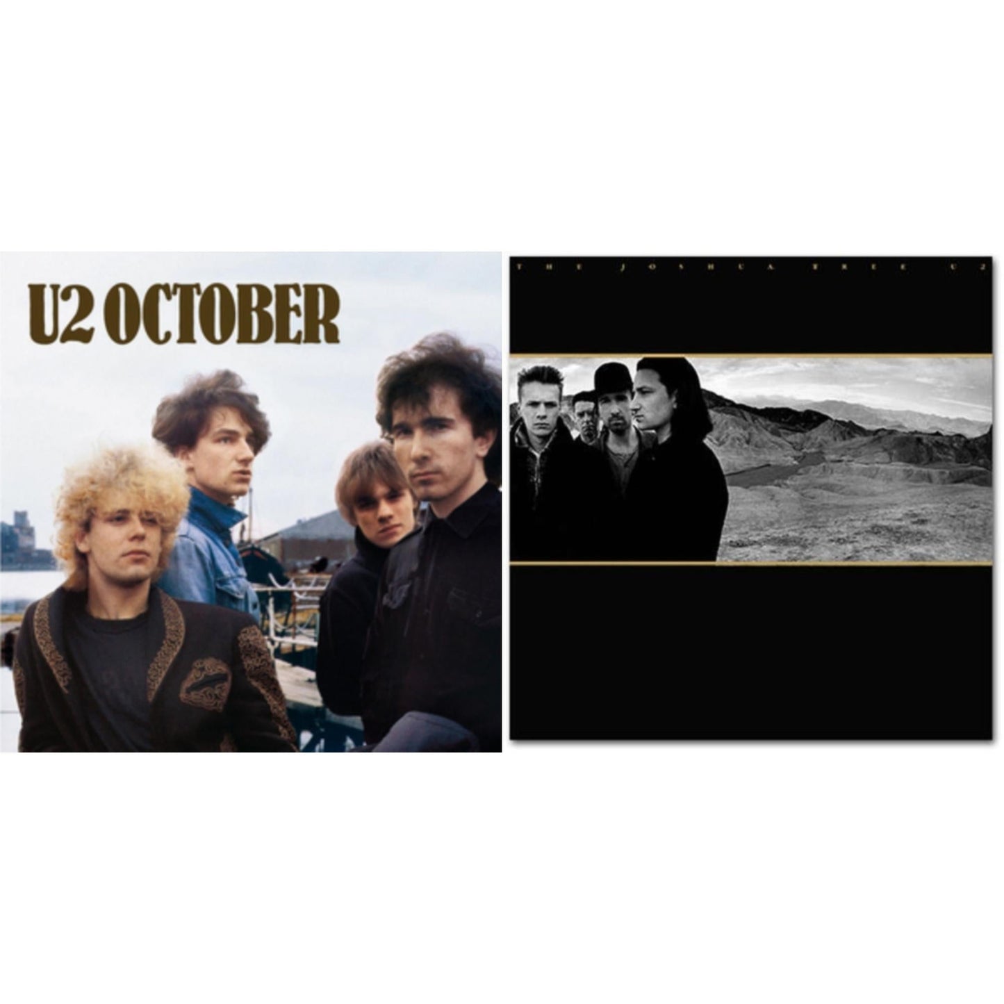 U2 - October & Joshua Tree - LP Vinyl Bundle
