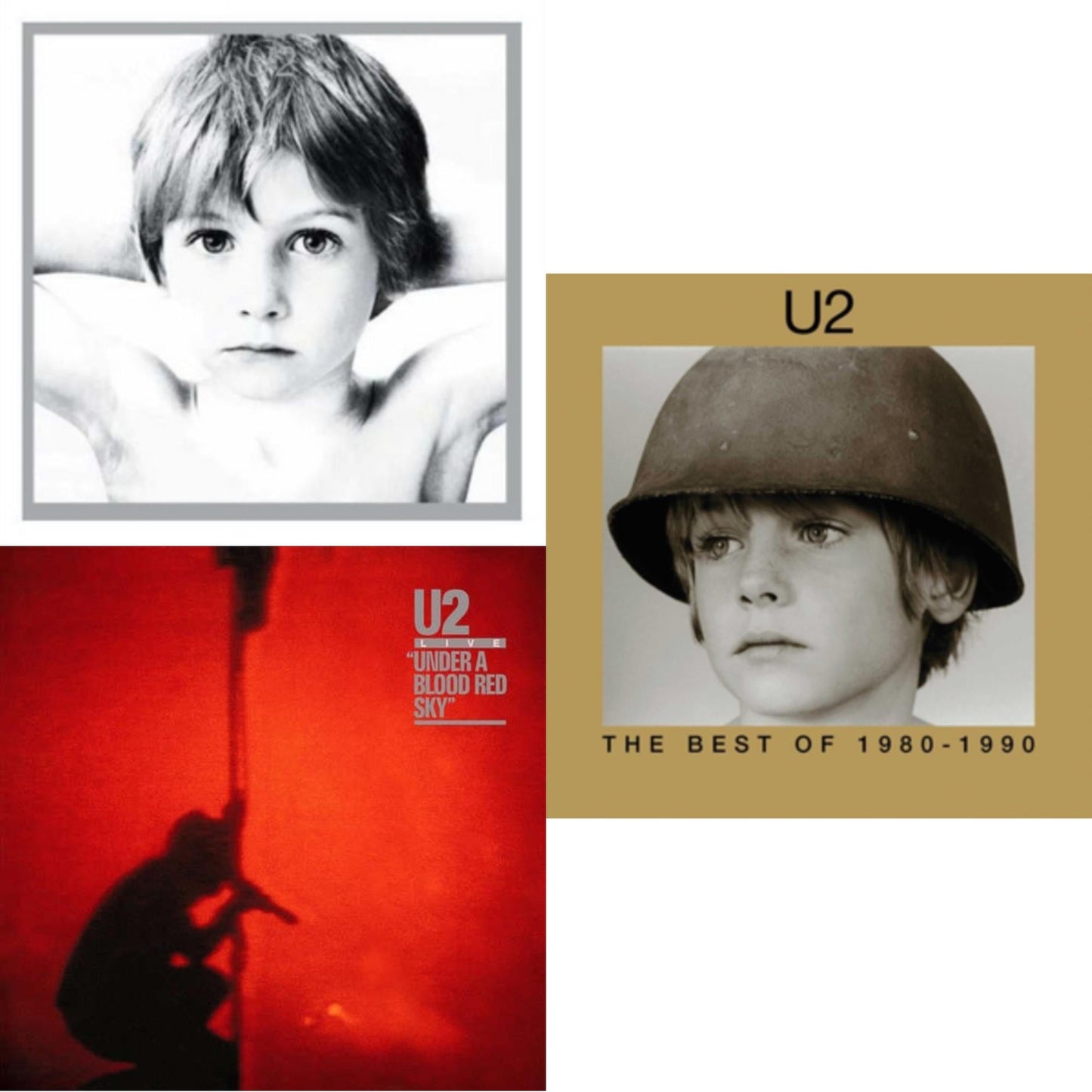 U2 - Boy & Under A Blood Red Sky & Best Of 1980-1990 (180G/2 LP)