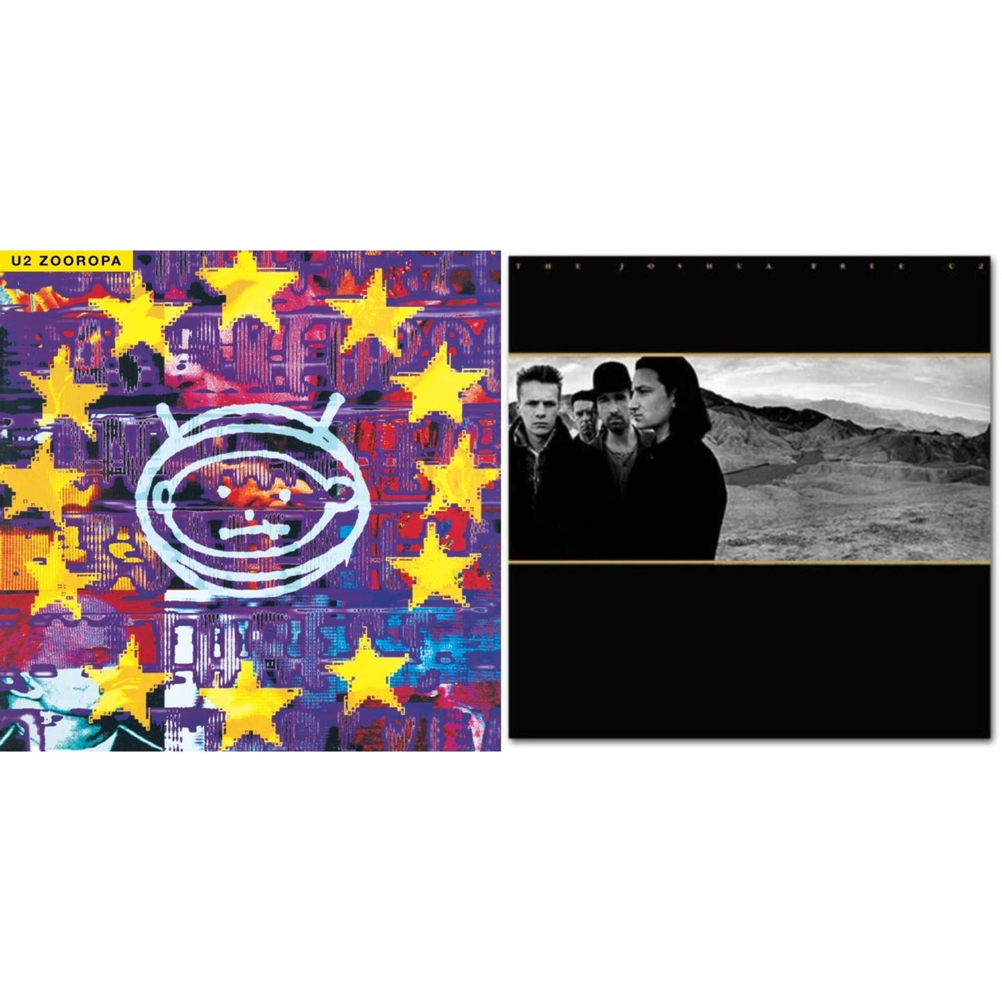 U2 - Zooropa (Transparent Yellow/2LP) & Joshua Tree