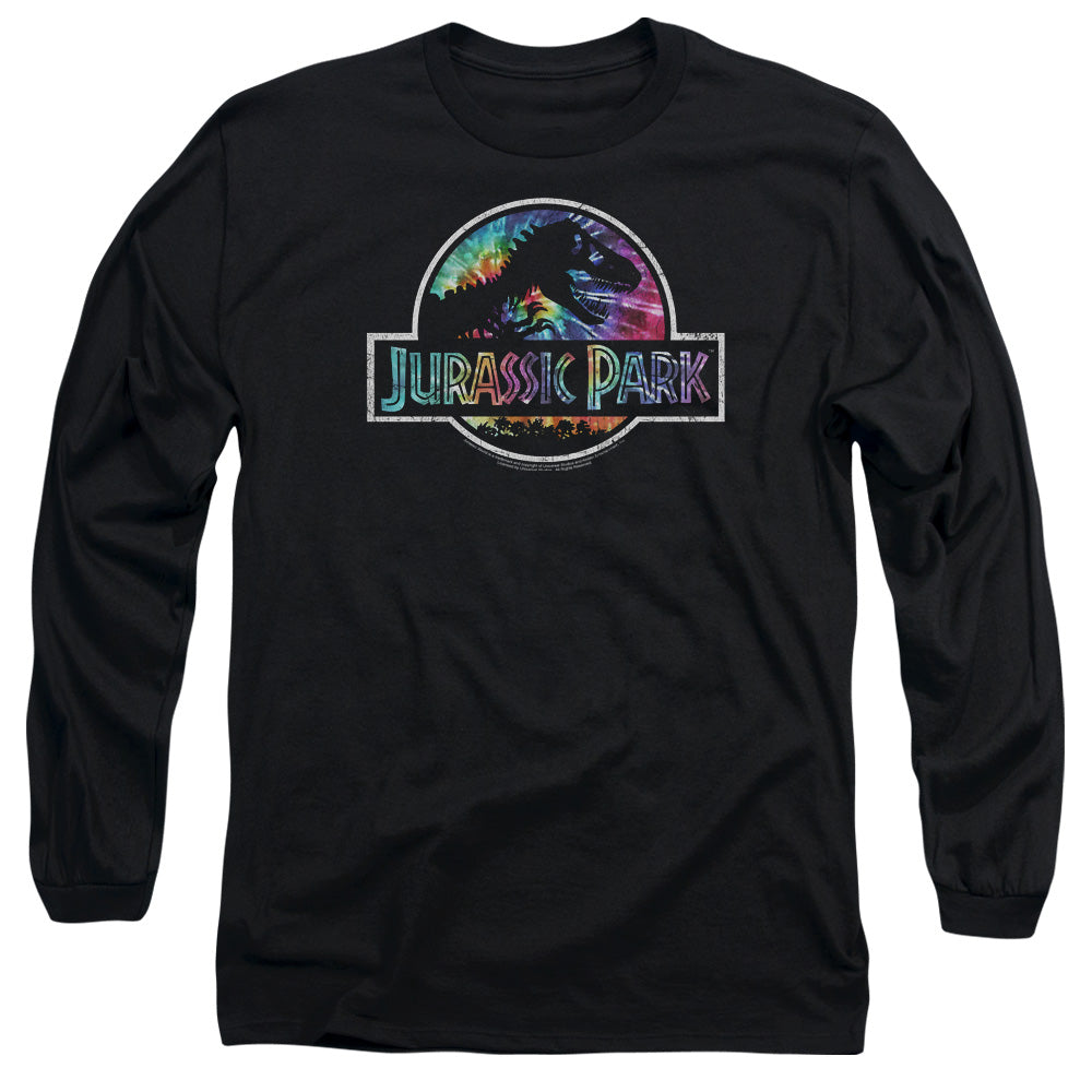 Jurassic Park Prehistoric Groove Mens Long Sleeve Shirt Black Officially Licensed