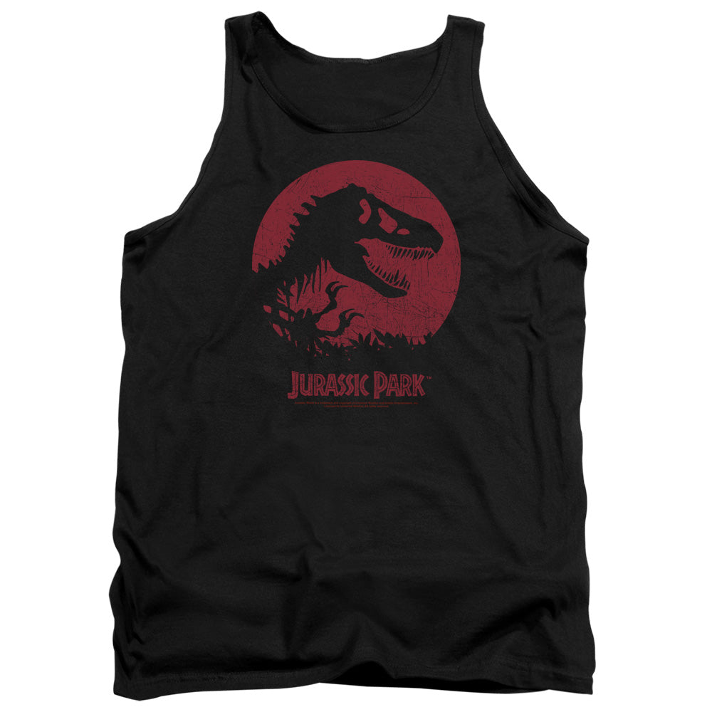 Jurassic Park T Rex Sphere Mens Tank Top Shirt Black Officially Licensed