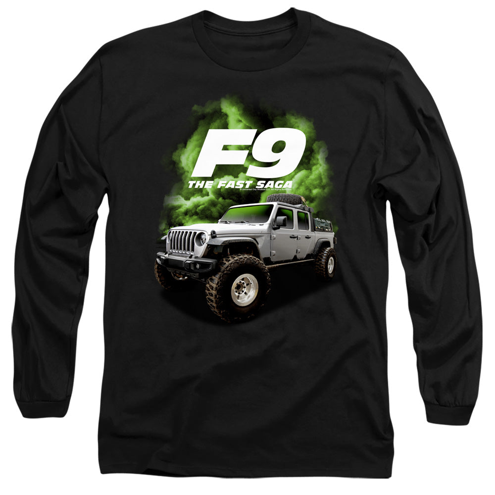 Fast And The Furious 9 Truck Mens Long Sleeve Shirt Black Officially Licensed