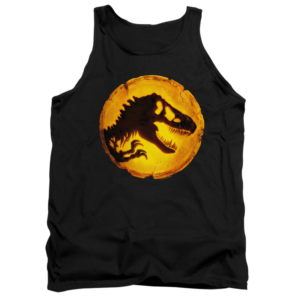 Jurassic World Dominion Icon Mens Tank Top Shirt Black Officially Licensed
