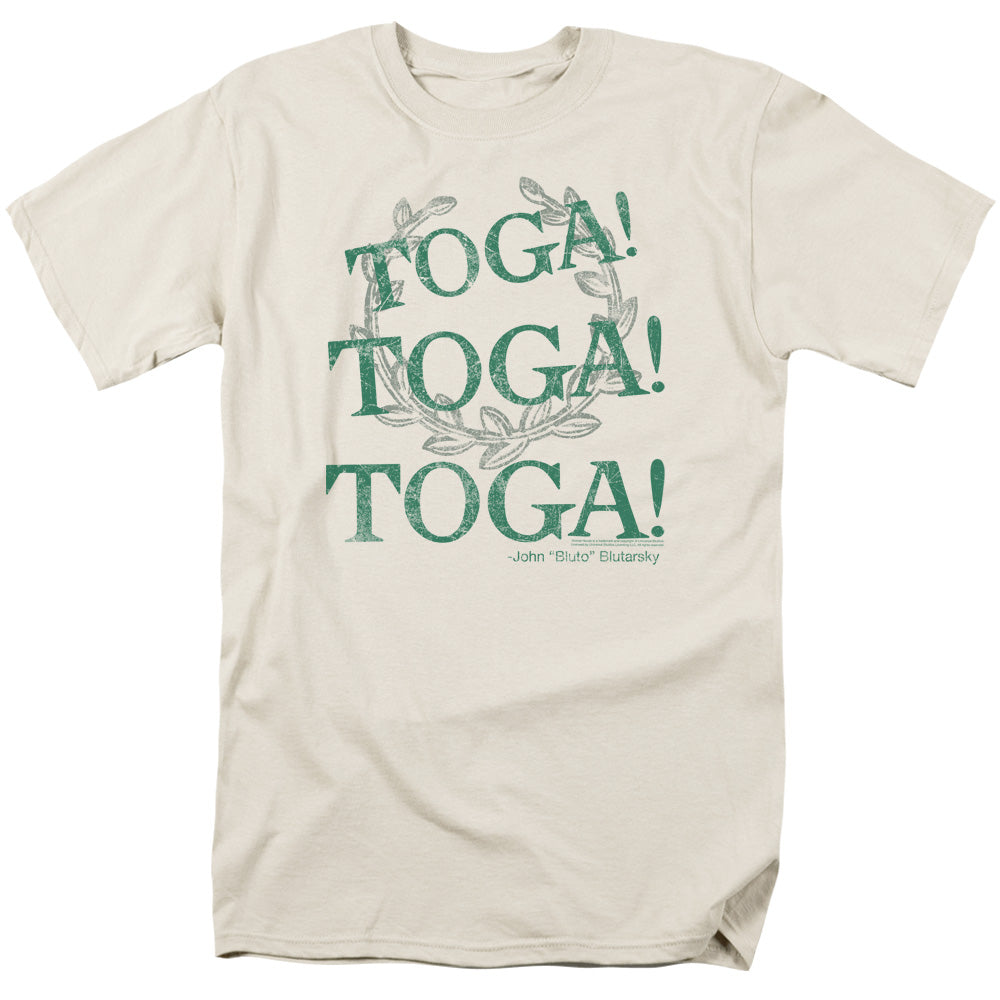 Animal House Toga Time Mens T Shirt Cream