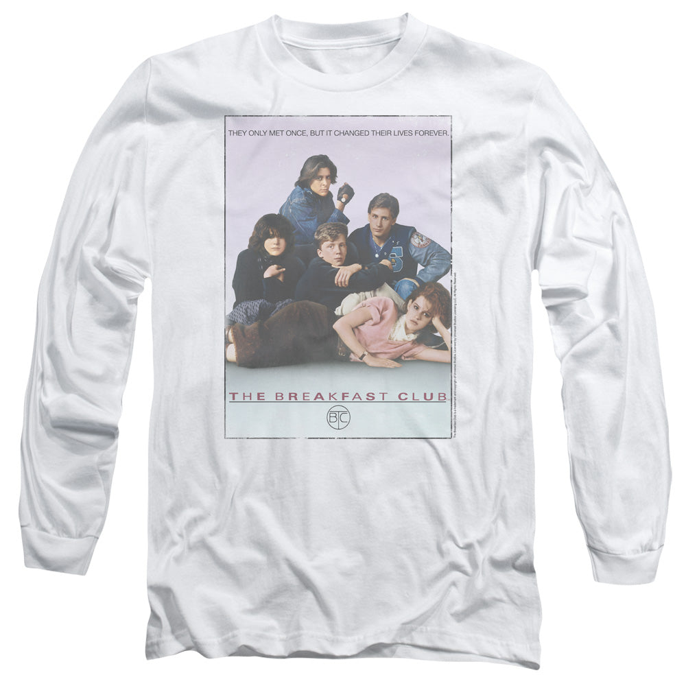 Breakfast Club Bc Poster Mens Long Sleeve Shirt White Officially Licensed Officially Licensed