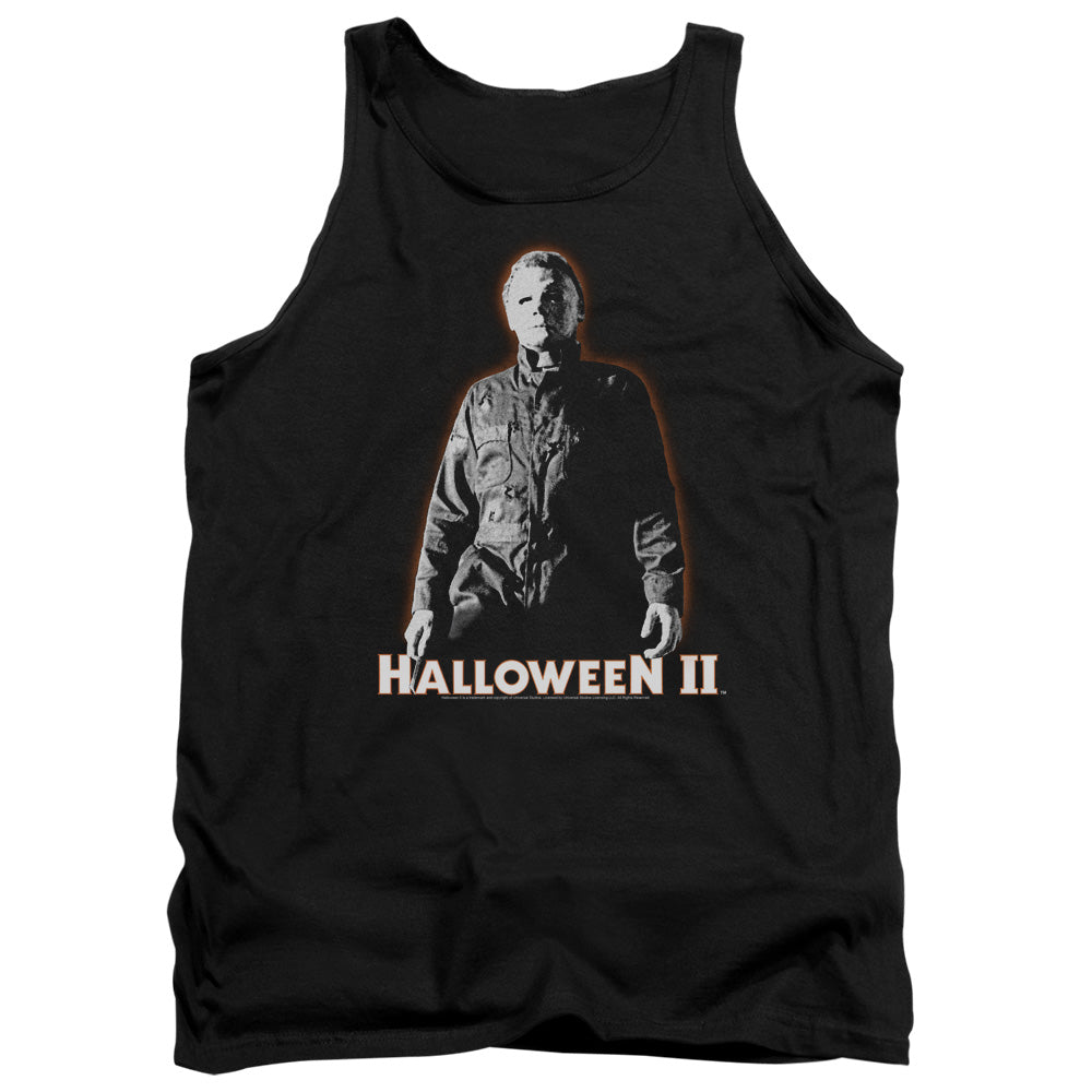 Halloween Ii Michael Myers Mens Tank Top Shirt Black Black Officially Licensed