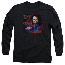 Load image into Gallery viewer, Childs Play 3 Time To Play Mens Long Sleeve Shirt Black