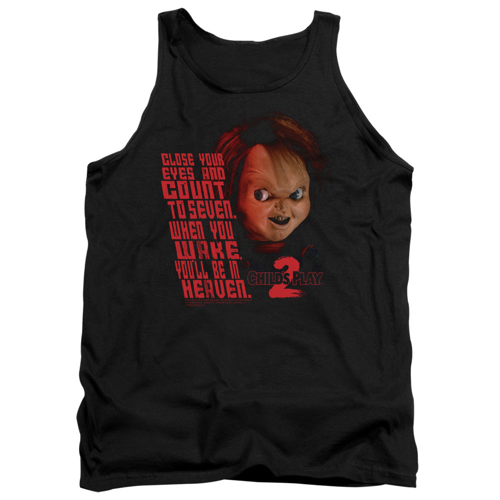 Childs Play 2 In Heaven Mens Tank Top Shirt Black Black Officially Licensed