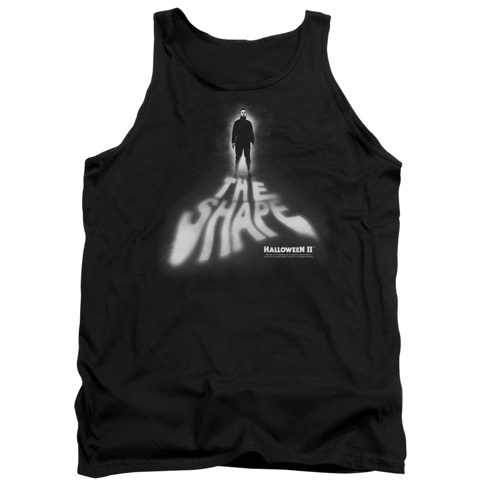 Halloween Ii The Shape Mens Tank Top Shirt Black Black Officially Licensed
