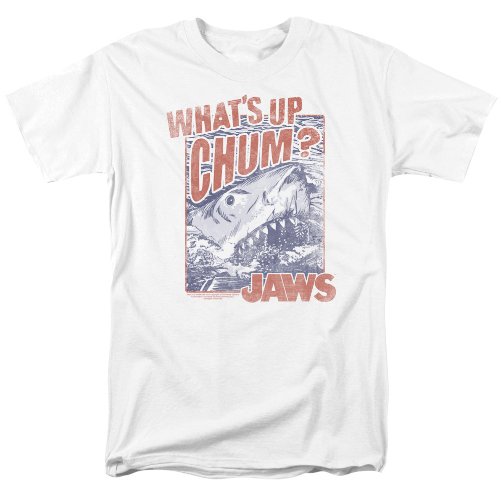 Jaws Chum Mens T Shirt White