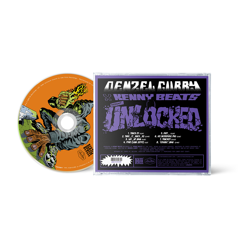 Denzel Curry and Kenny Beats Presents Unlocked Music CD