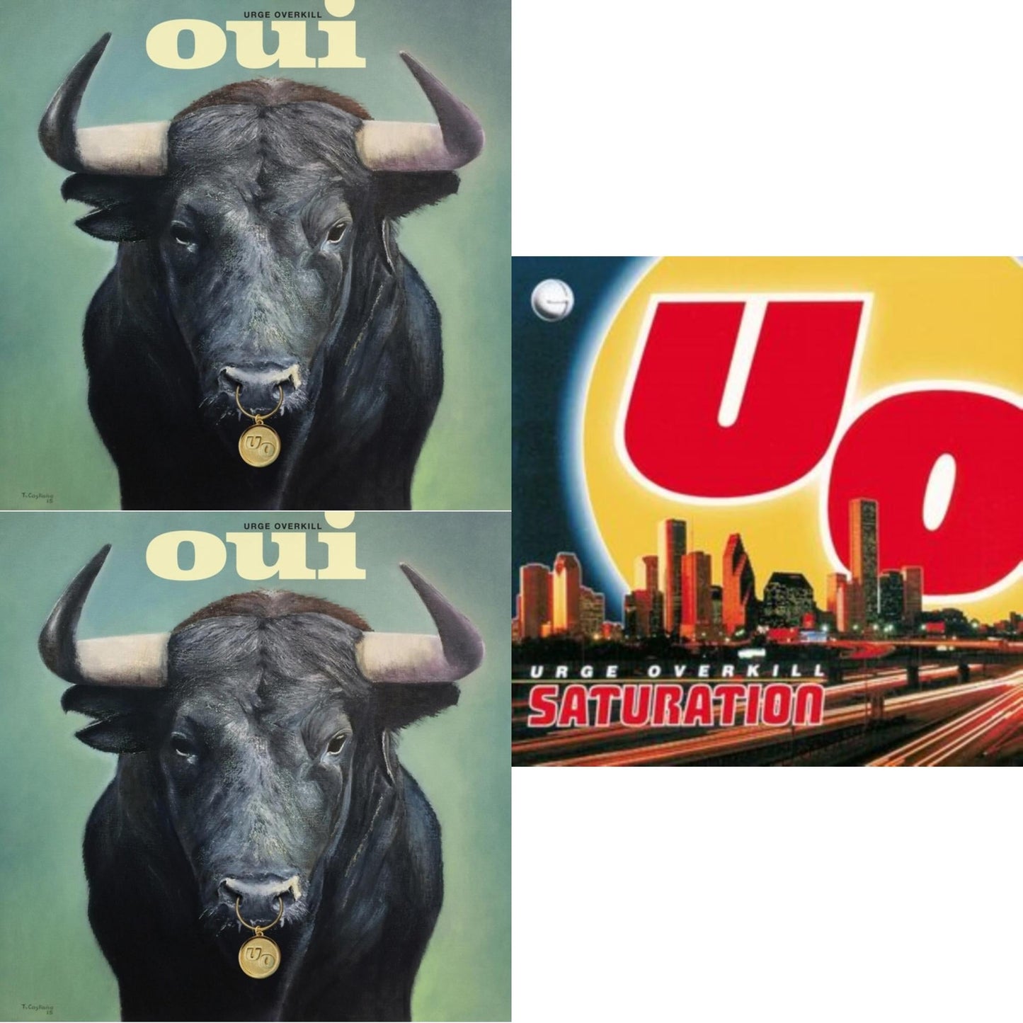 Urge Overkill - Saturation (25Th Anniversary Re-Issue/Color LP Vinyl) & Oui & Oui (Green LP Vinyl)
