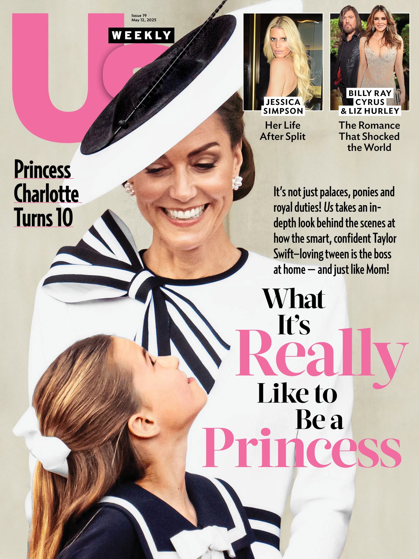 Us Weekly - 05.12.25: Billy Ray Cyrus & Elizabeth Hurley’s Shocking Romance, Princess Charlotte’s Royal Life, Jessica Simpson’s Journey After Her Split & More!
