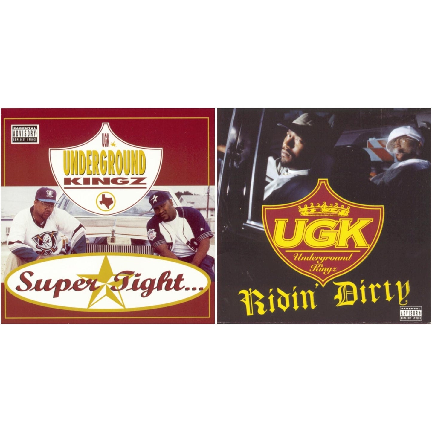 U.G.K. (Underground Kingz) - Super Tight & Ridin Dirty - CD Bundle