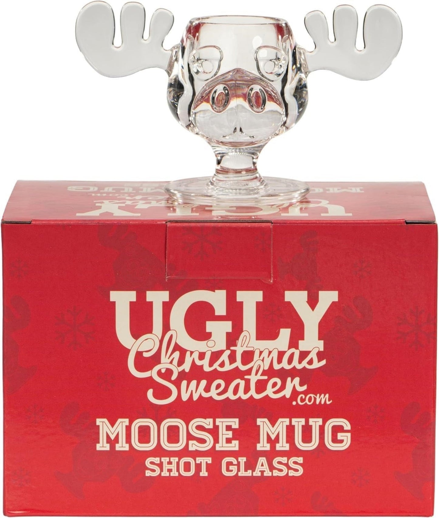 Christmas Vacation 1980s Movie Moose Mug Shot Glasses Gift Box Set