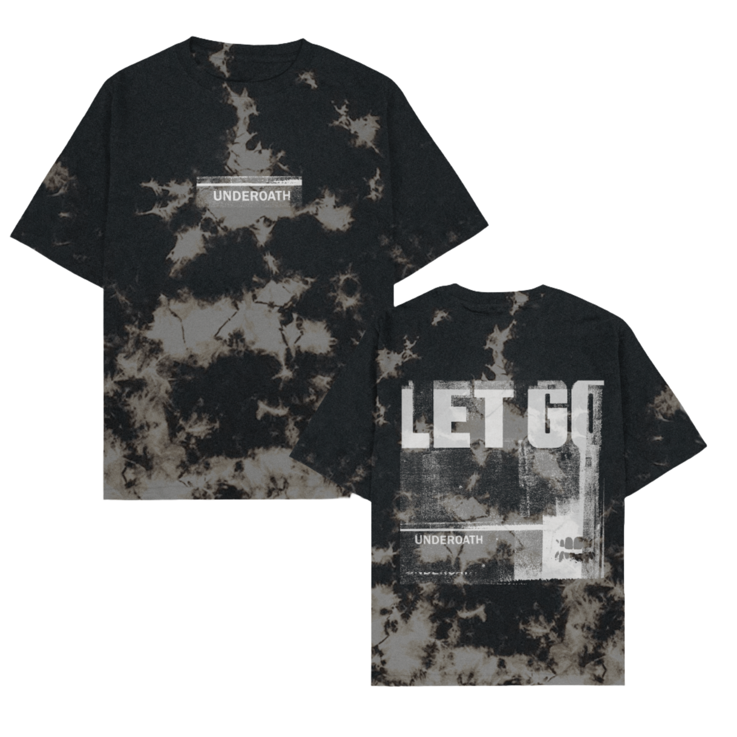 Underoath Let Go Tie Dye T Shirt